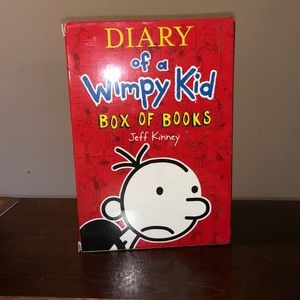 Diary of a wimpy kid books 1-9 including the wimpy kid movie diary + a bookmark
